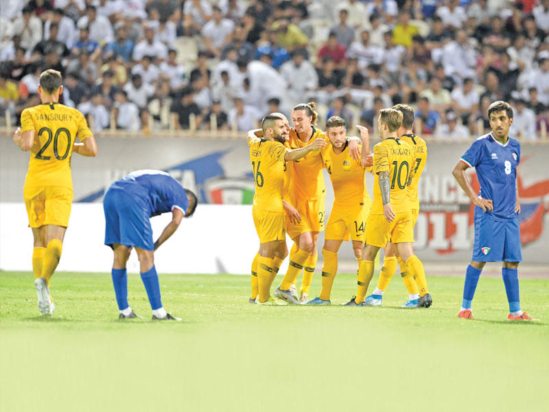  لقاء الأزرق مع أستراليا