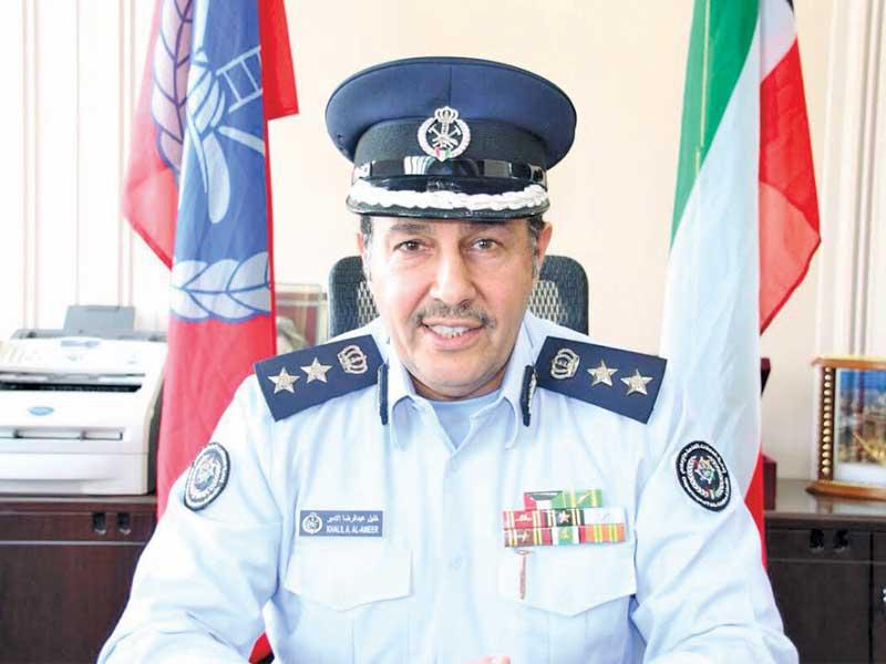 مدير إدارة العلاقات العامة والإعلام بالإدارة العامة للإطفاء العميد خليل الأمير