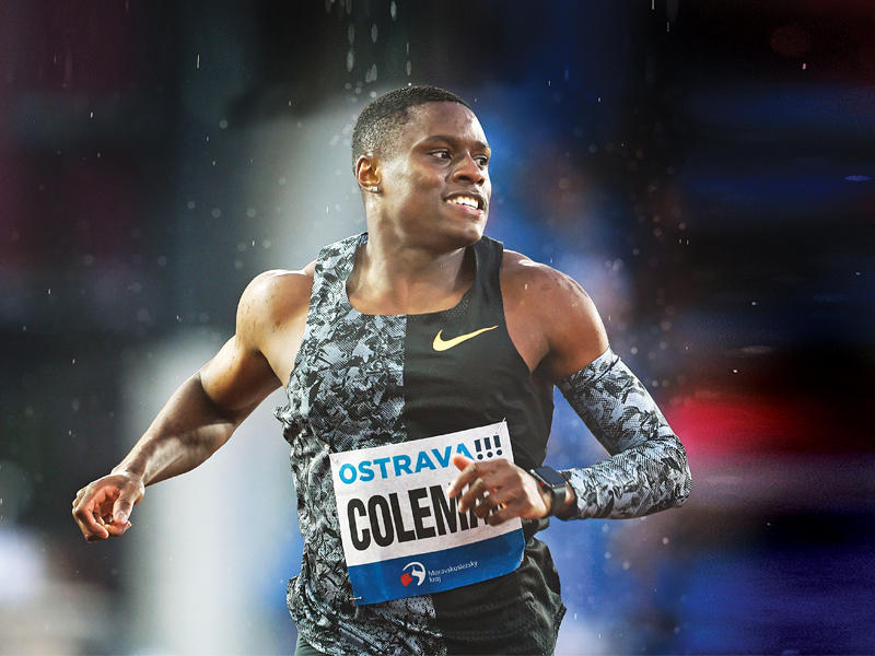 العدَّاء الأميركي كريستيان كولمان