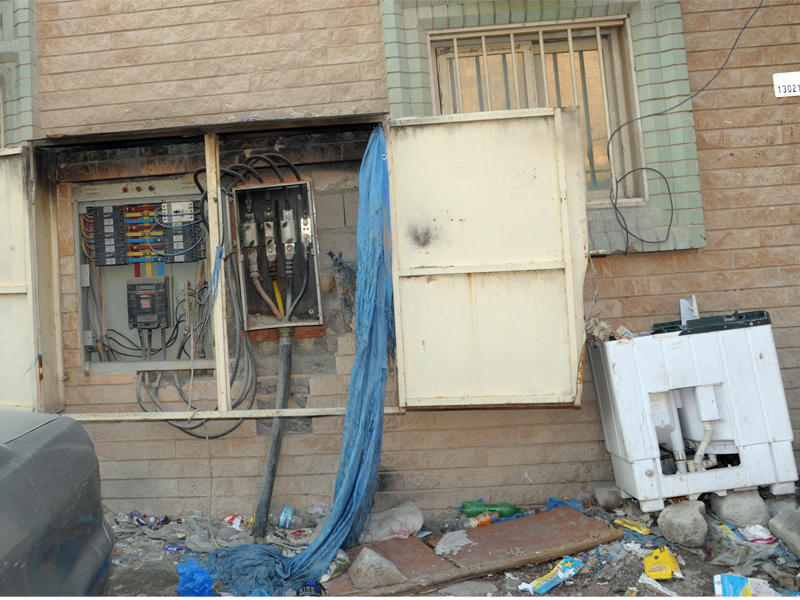 نموذج لمخالفات الكهرباء في الجليب