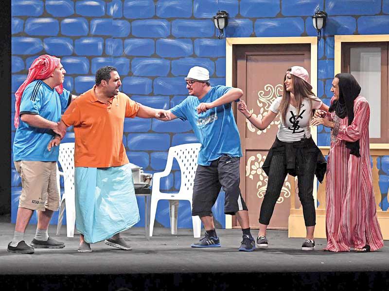 خالد المفيدي في مسرحية «الشاليه»