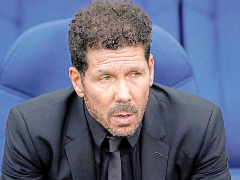 دييغو سيميوني  مدرب أتلتيكو مدريد