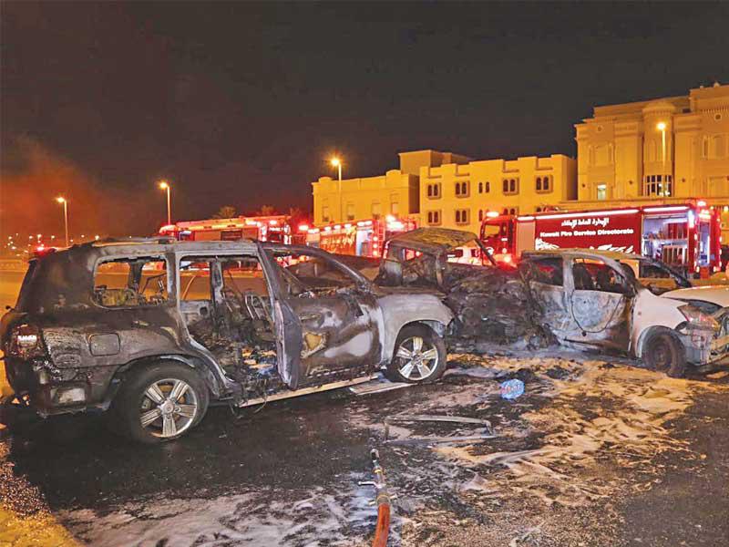 السيارات بعد الحادث