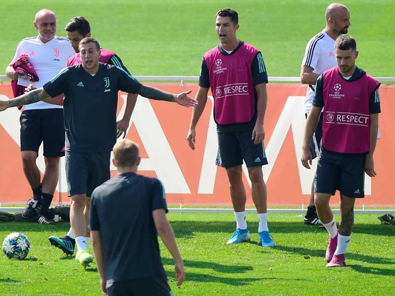 جانب من تدريبات يوفنتوس