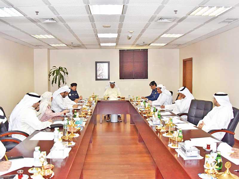 المنفوحي مترئساً اجتماع اللجنة المشتركة 