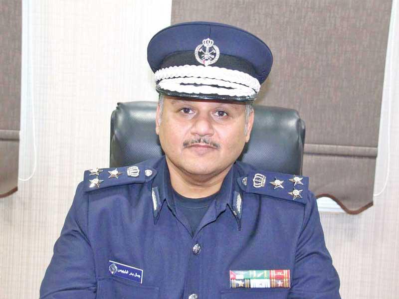 نائب المدير العام للادارة العامة للاطفاء لقطاع المكافحة اللواء جمال البليهيص 