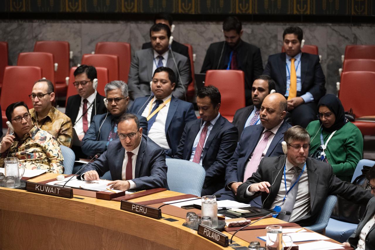 مندوب الكويت الدائم لدى الأمم المتحدة السفير منصور العتيبي