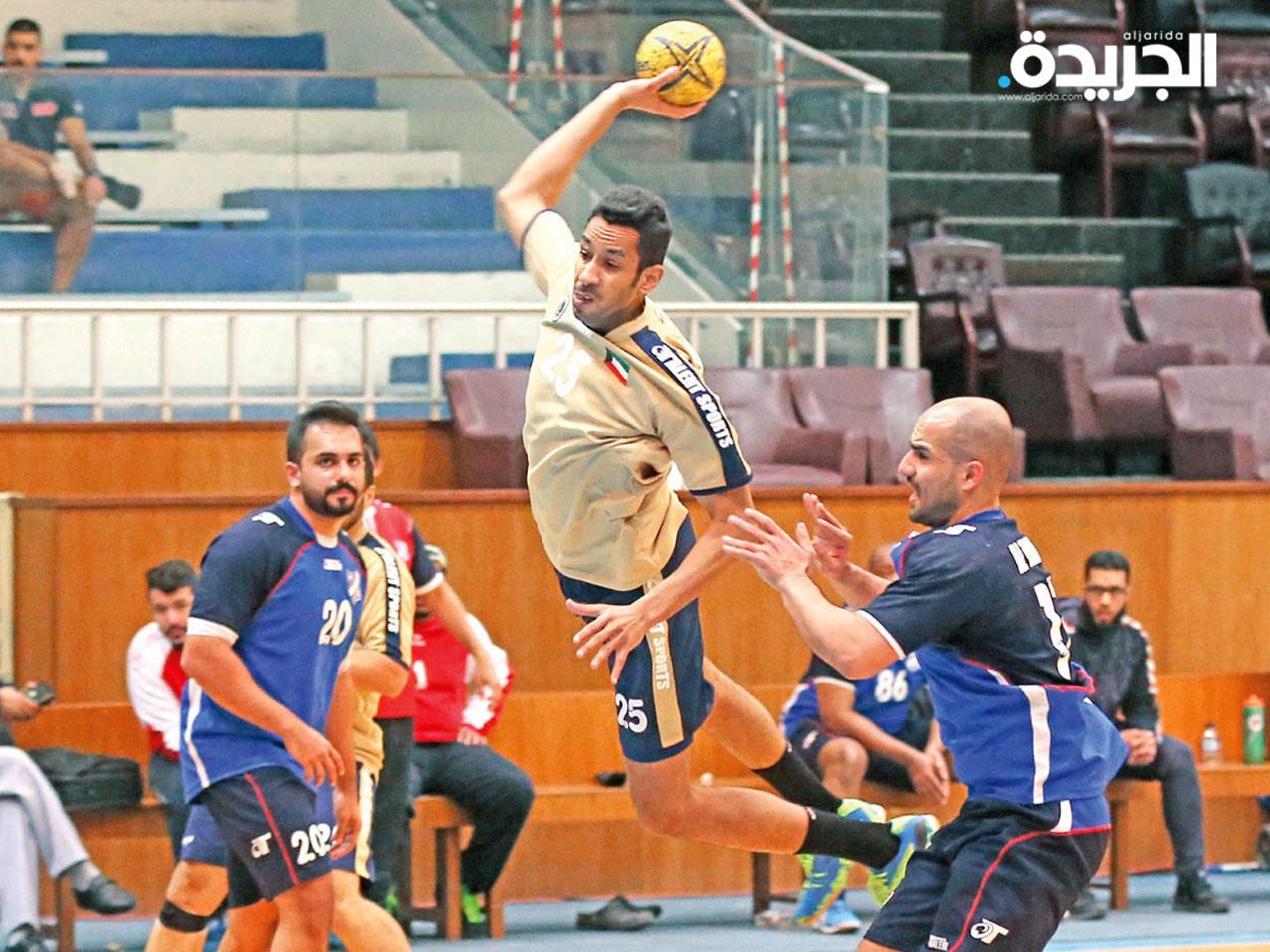 نادي برقان لكرة اليد في احدى اللقاءات المحلية