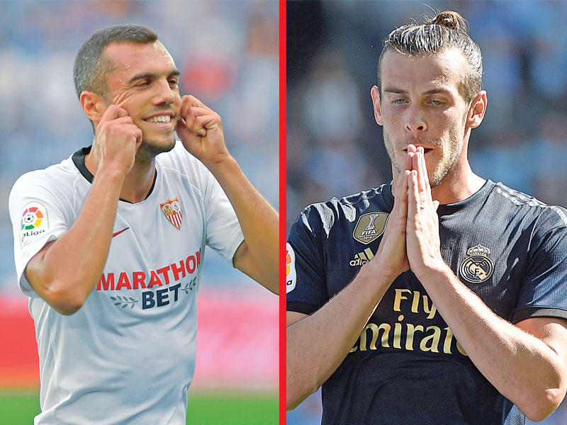 غاريث بيل نجم ريال مدريد , خوان جوردان نجم إشبيلية