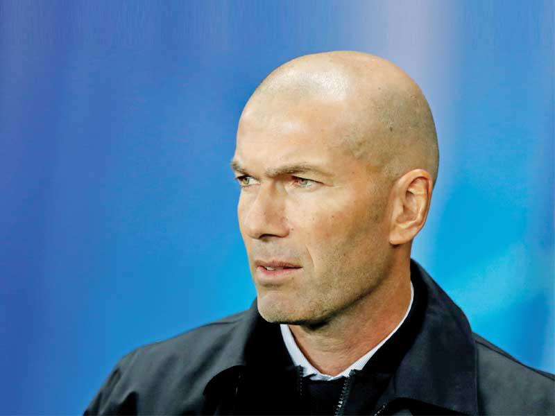 الفرنسي زين الدين زيدان، المدير الفني لريال مدريد