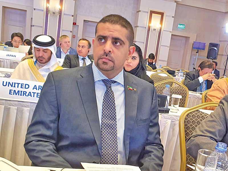 النائب راكان النصف  في الاجتماع