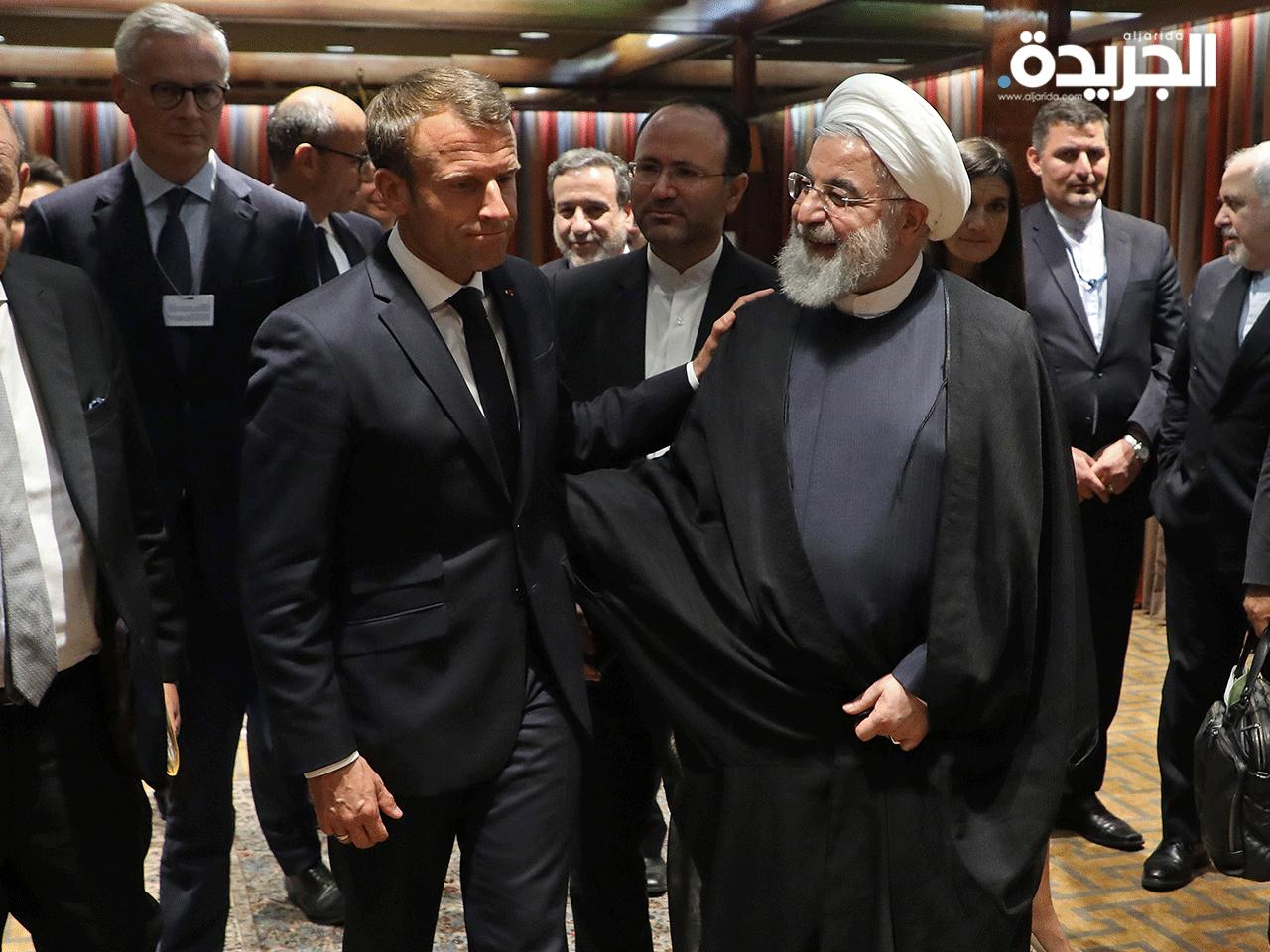 ماكرون وروحاني في ردهات الأمم المتحدة