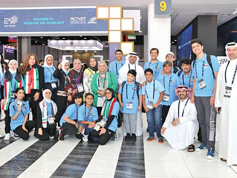 الوفد الطلابي المشارك في الملتقى العلمي العالمي