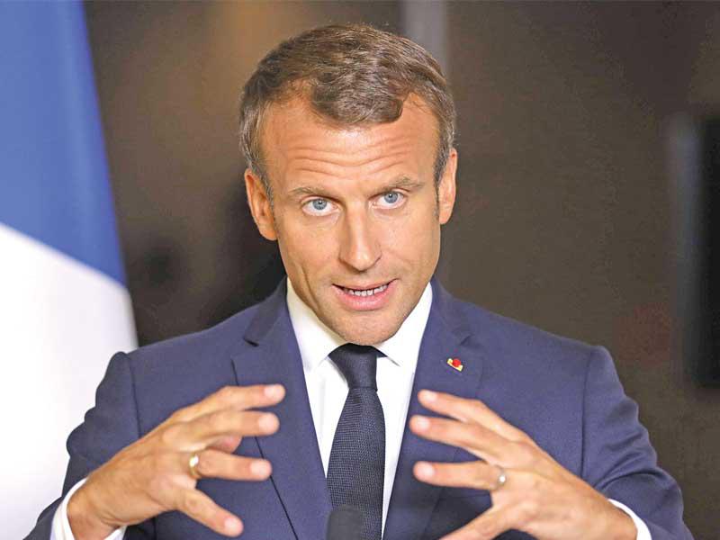 الرئيس الفرنسي إيمانويل ماكرون