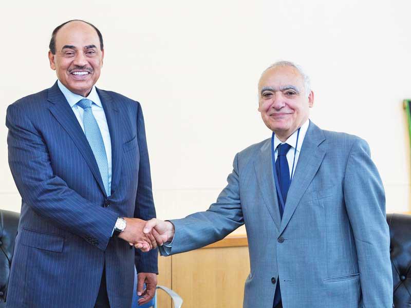 الخالد والممثل الأممي إلى ليبيا