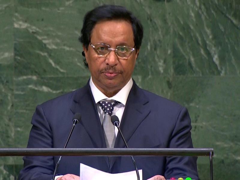 سمو رئيس الوزراء الشيخ جابر المبارك يلقي كلمة الكويت في الأمم المتحدة