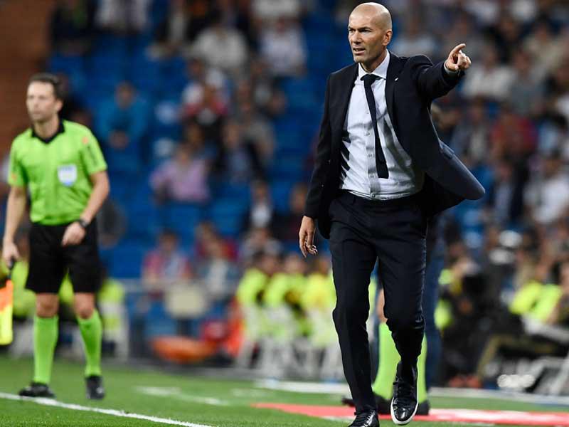 الفرنسي زين الدين زيدان، المدير الفني لريال مدريد