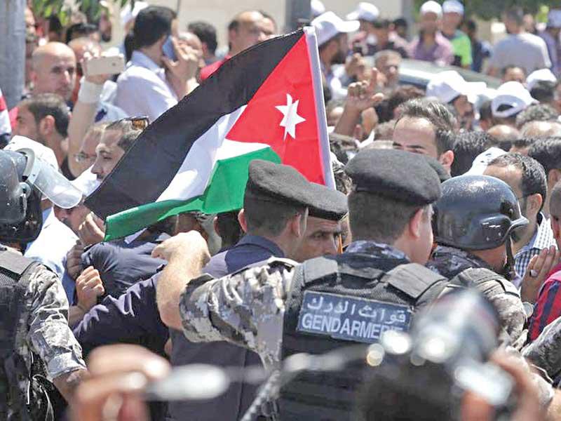 إضراب المعلمين في الاردن