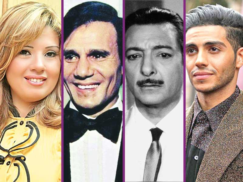 مينا مسعود , عبدالحليم حافظ , رشدي أباظة  , رانيا فريد شوقي