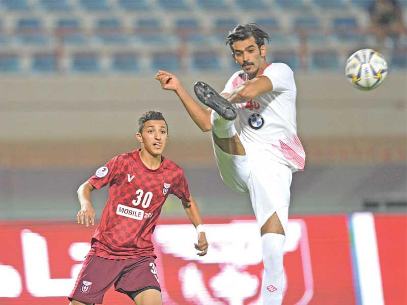 جانب من مباراة الكويت والنصر (تصوير نوفل ابراهيم)