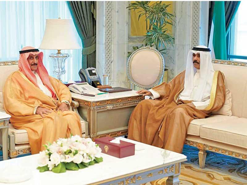 نائب الأمير مستقبلاً الدعيج أمس