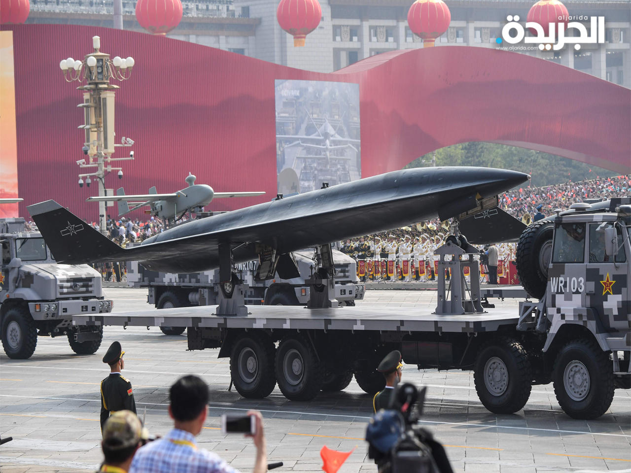 جانب من الاستعراض العسكري