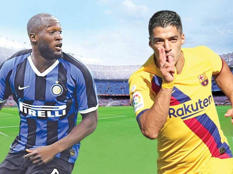 سواريز نجم برشلونة , لوكاكو نجم الإنتر