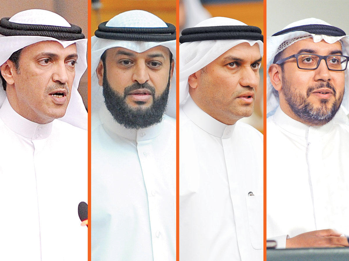 أسامة الشاهين , عبدالله الكندري , عبدالله فهاد , خالد العتيبي