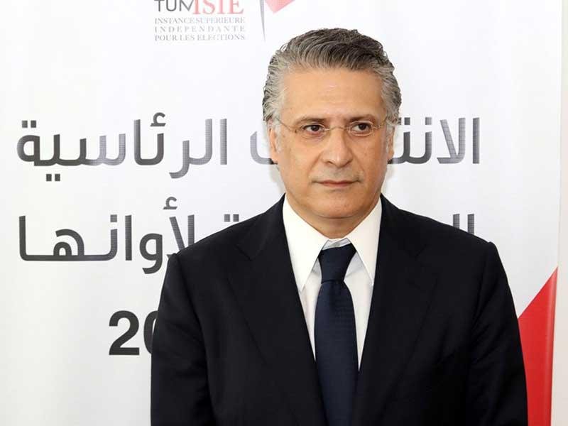 المرشح للدور الثاني للانتخابات الرئاسية التونسية نبيل القروي