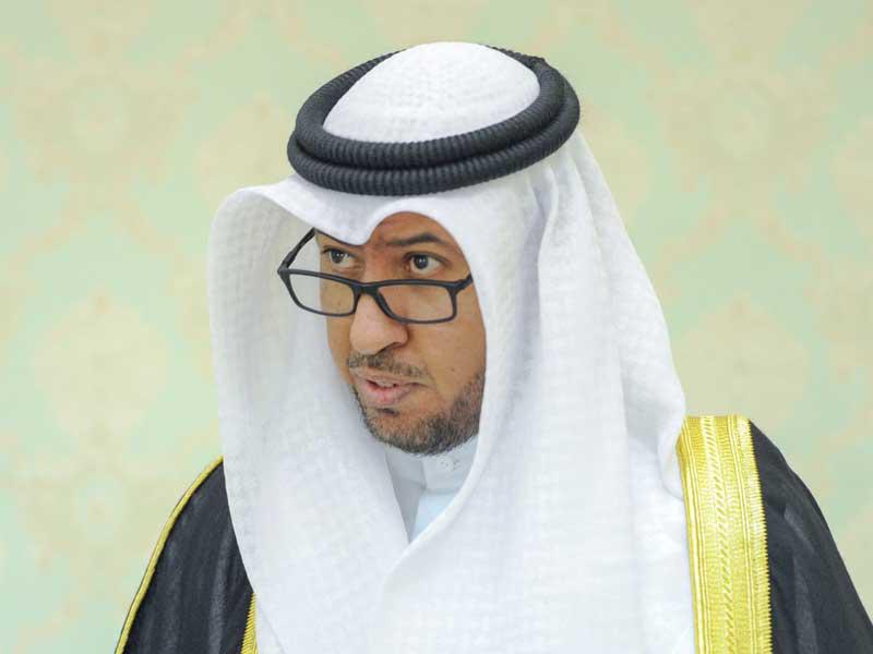 وزير العدل وزير الدولة لشؤون مجلس الأمة فهد العفاسي