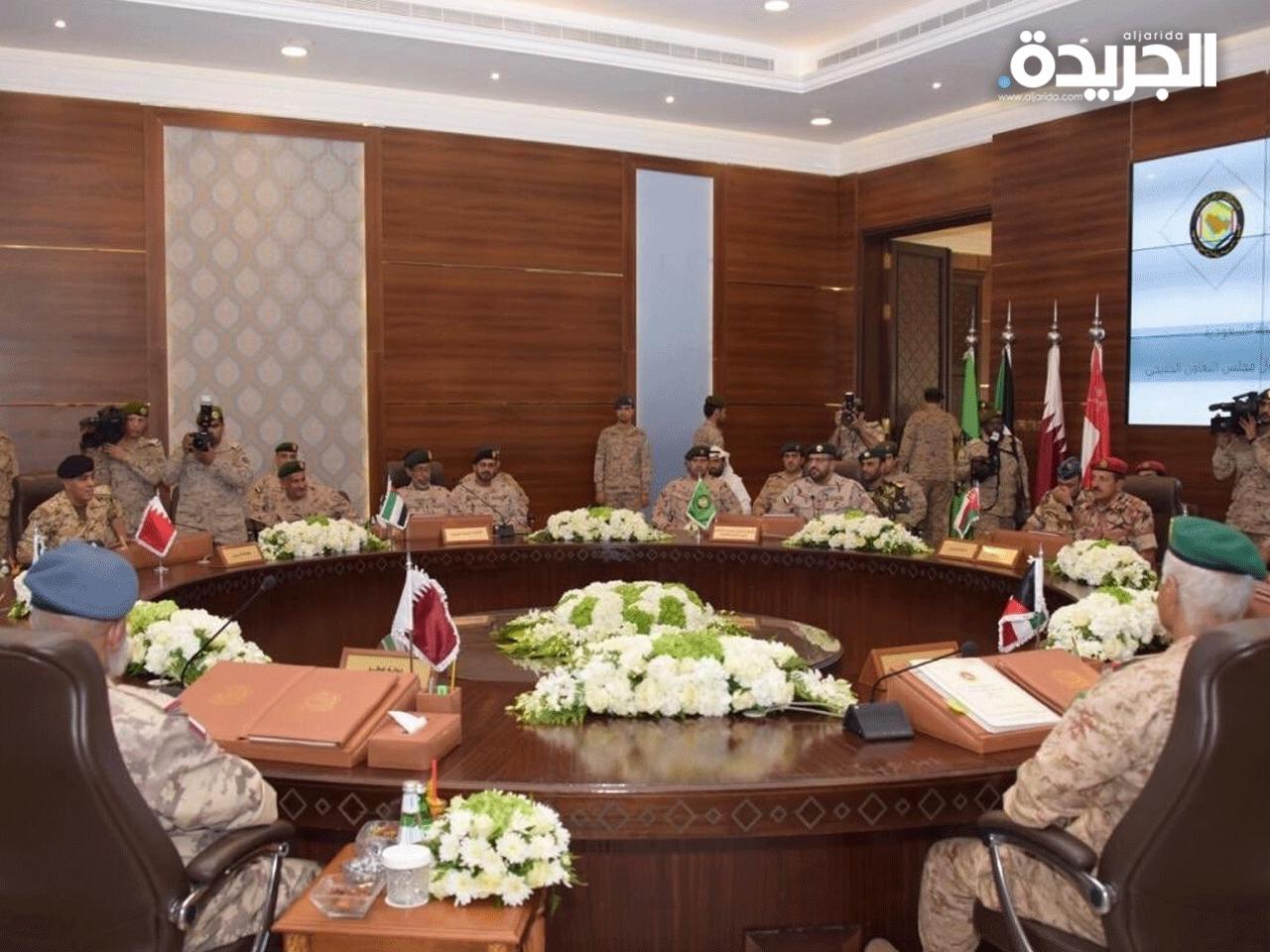 رؤساء الأركان بدول مجلس التعاون الخليجي خلال الاجتماع