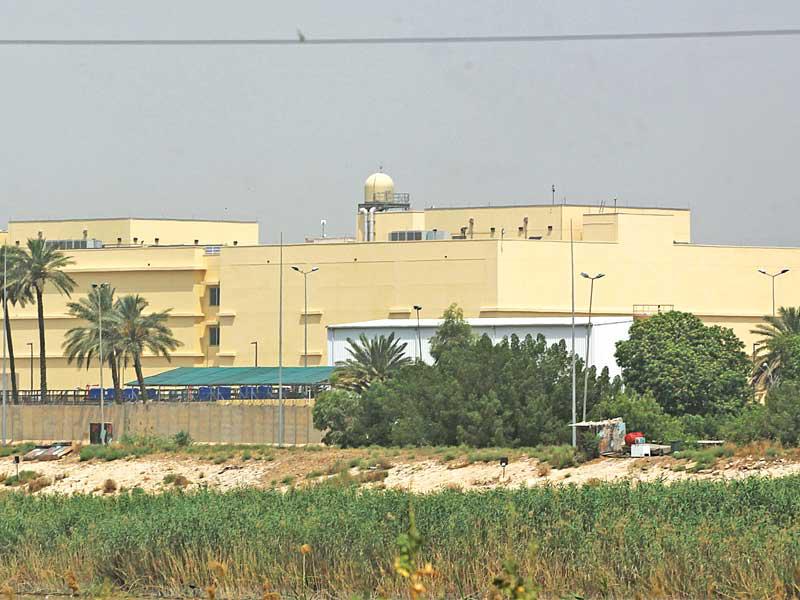 الصواريخ التي استهدفت السفارة الأميركية في المنطقة الخضراء 