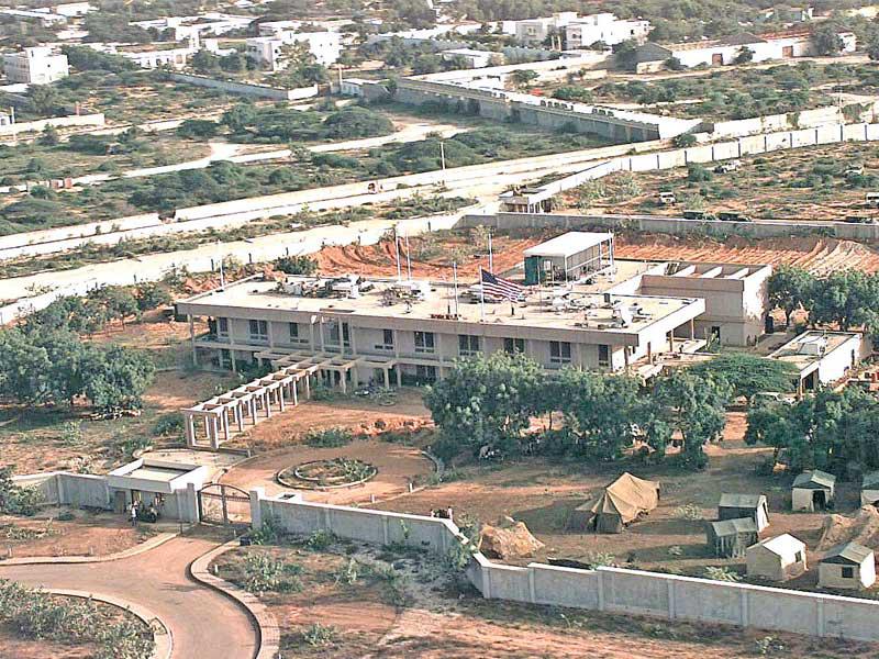 سفارة الولايات المتحدة  في العاصمة الصومالية مقديشو