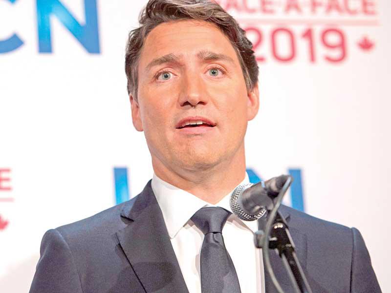 رئيس الوزراء الكندي المنتهية ولايته جاستن ترودو