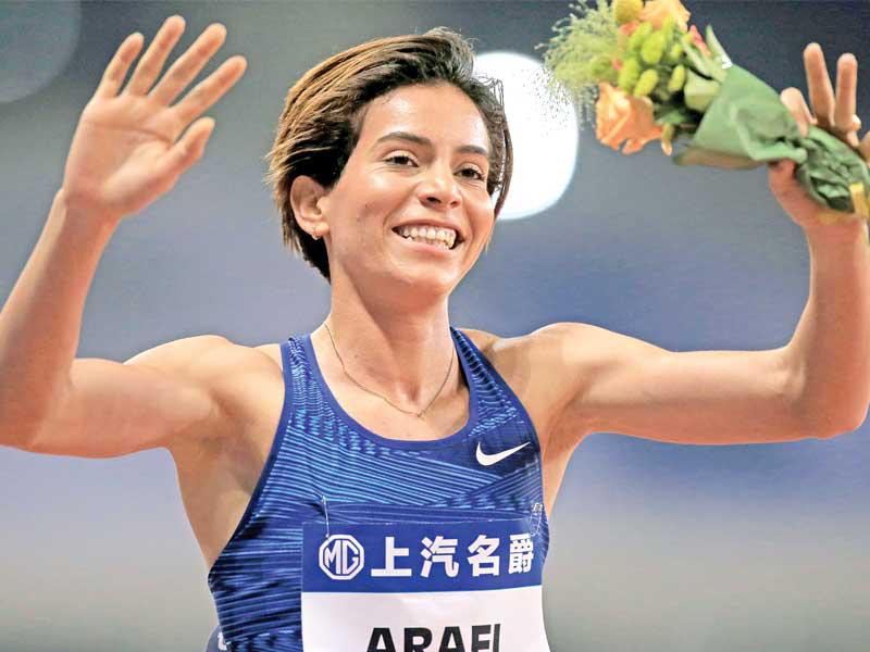 العداءة المغربية رباب عرافي