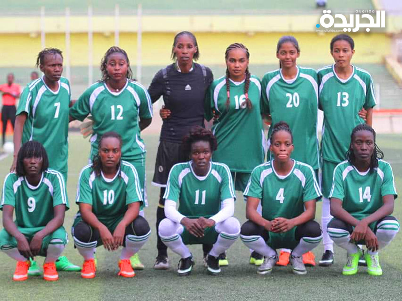 أحد الفرق النسائية المشاركة بالدوري