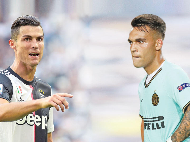 لاوتارو مارتينيز نجم الإنتر , رونالدو نجم يوفنتوس