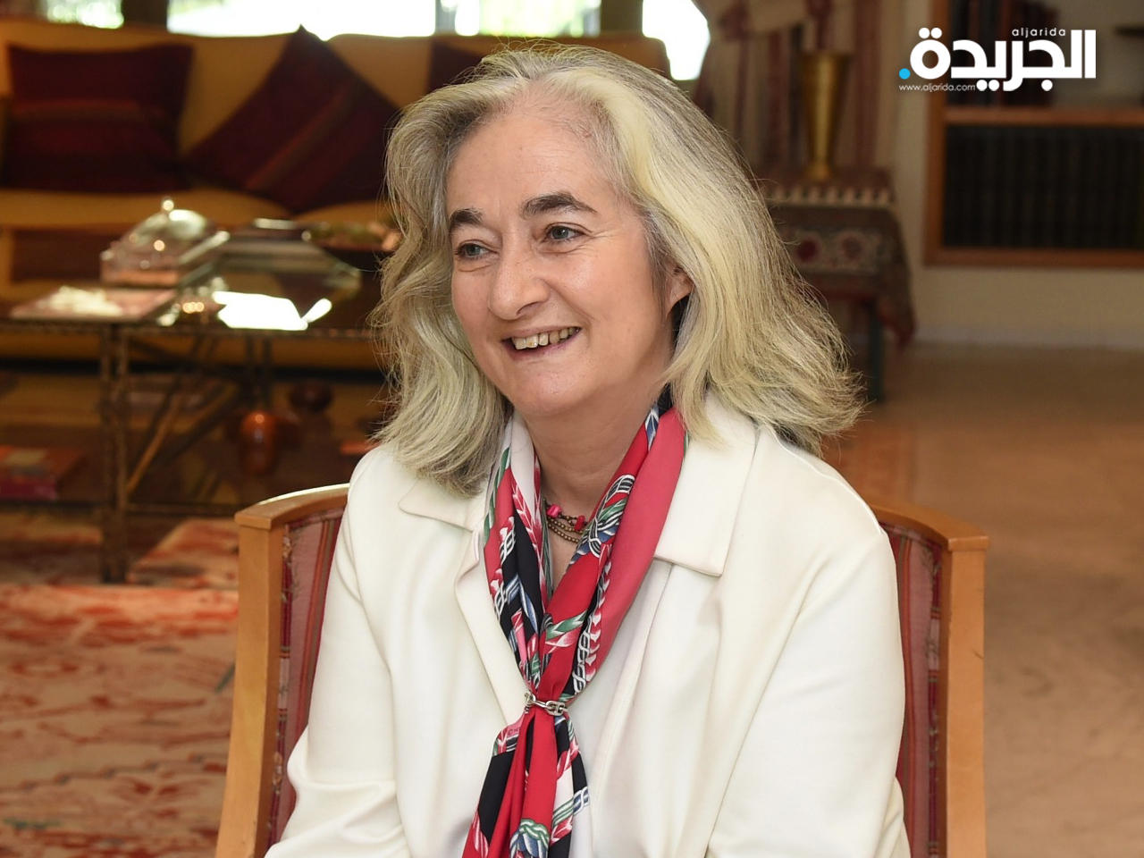 السفيرة الفرنسية لدى البلاد ماري ماسبيدوي