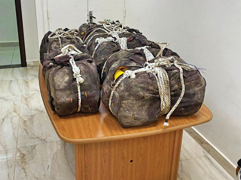 جانب من المخدرات المضبوطةn