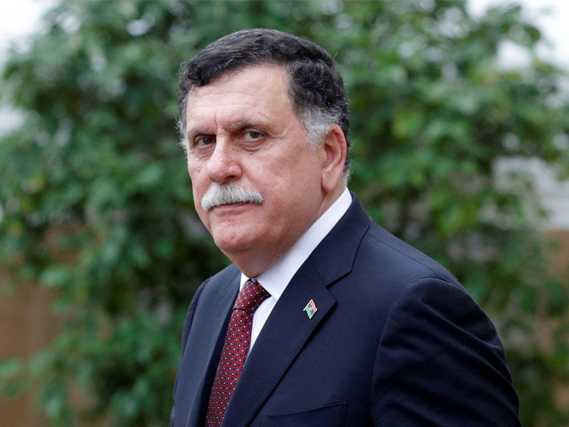 فائز السراج  رئيس المجلس الرئاسي لحكومة الوفاق الوطني الليبية