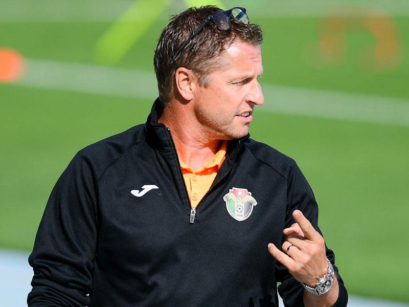 مدرب المنتخب الأردني  فيتال بوركيلمانز