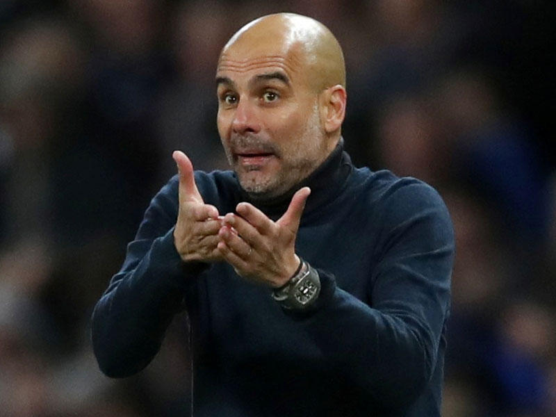 المدير الفني لفريق مانشستر سيتي، بيب غوارديولا