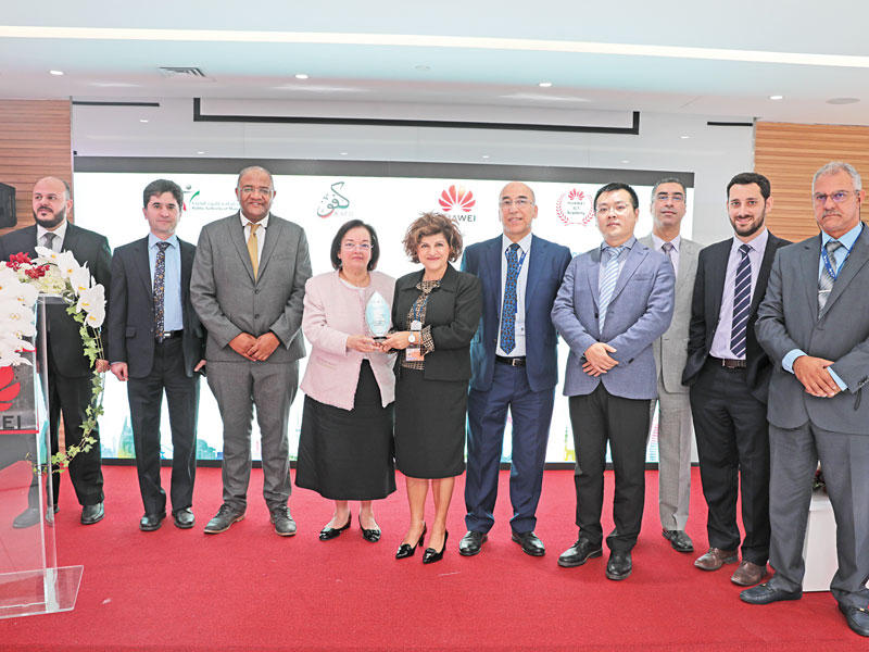 جانب من تكريم وفد «الأسترالية»