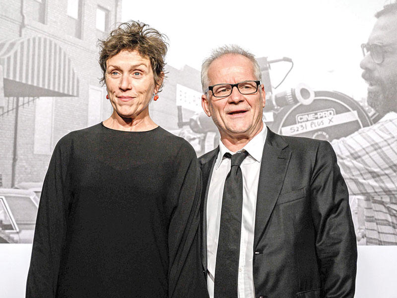 فرانسيس مكدورمند مع تييري فريمو