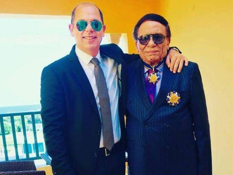 عادل إمام ونجله المخرج رامي 