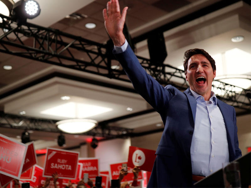 رئيس وزراء كندا جاستن ترودو