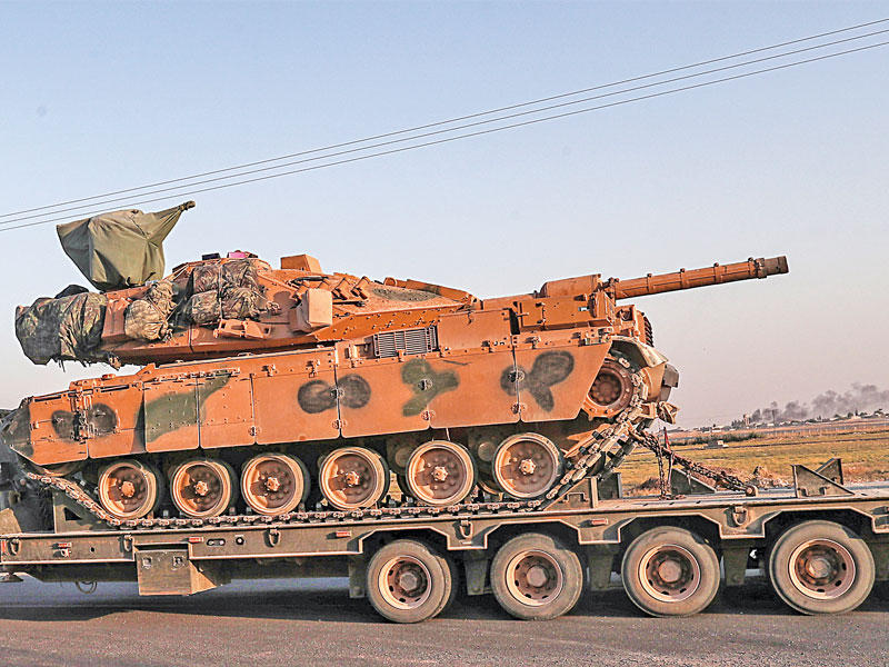 اليات تركية في شمال سورية