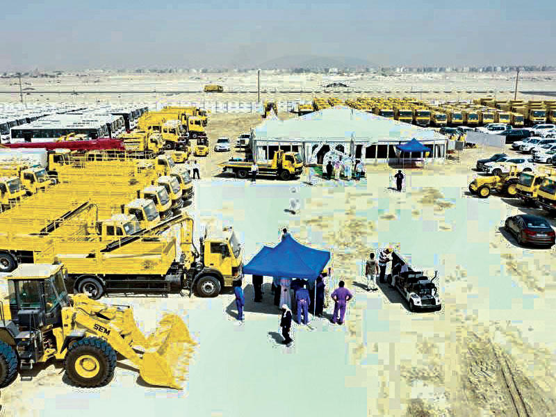 جانب من الاستعدادات لحملة «خلها نظيفة»