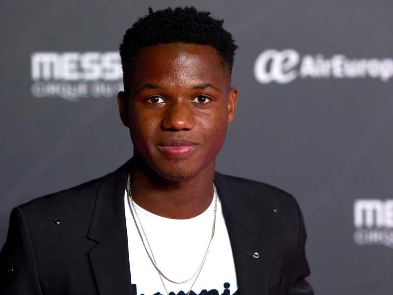 موهبة برشلونة الإسباني الواعد ومنتخب إسبانيا، أنسو فاتي