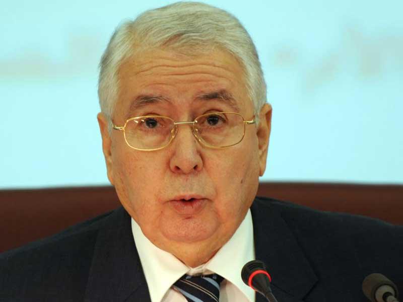 الرئيس المؤقت الجزائري عبدالقادر بن صالح،